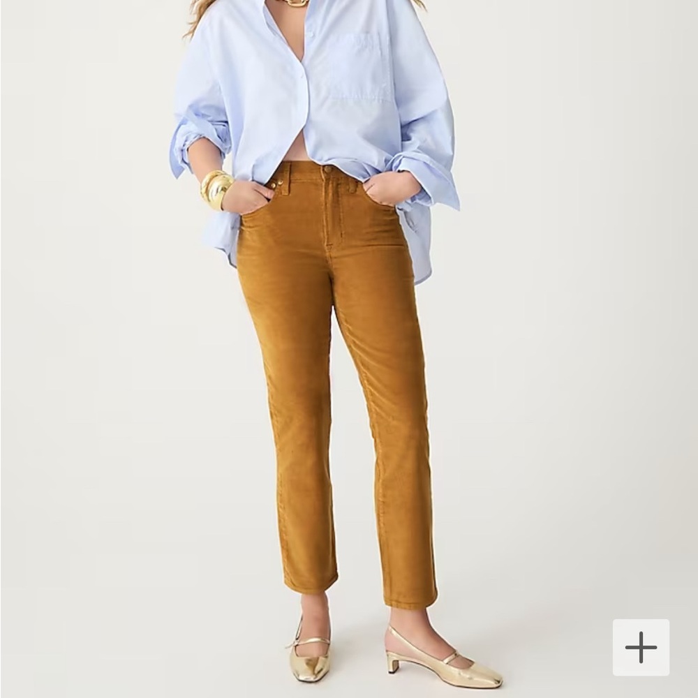 NWT J Crew Vintage Slim Straight Corduroy Size 29